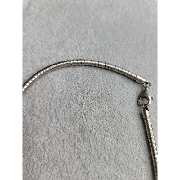 Vintage 925 Italy Sterling Silver Snake Chain Necklace Size 16 Inches Tested - Picture 11 of 16